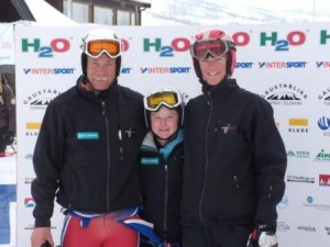 Drew Hauser, Erika Walters and Shane Anderson at Rjukan Norway